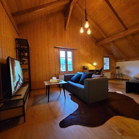 Forest View Apartment In Leissigen By Interlaken With No Kitchen מראה חיצוני תמונה
