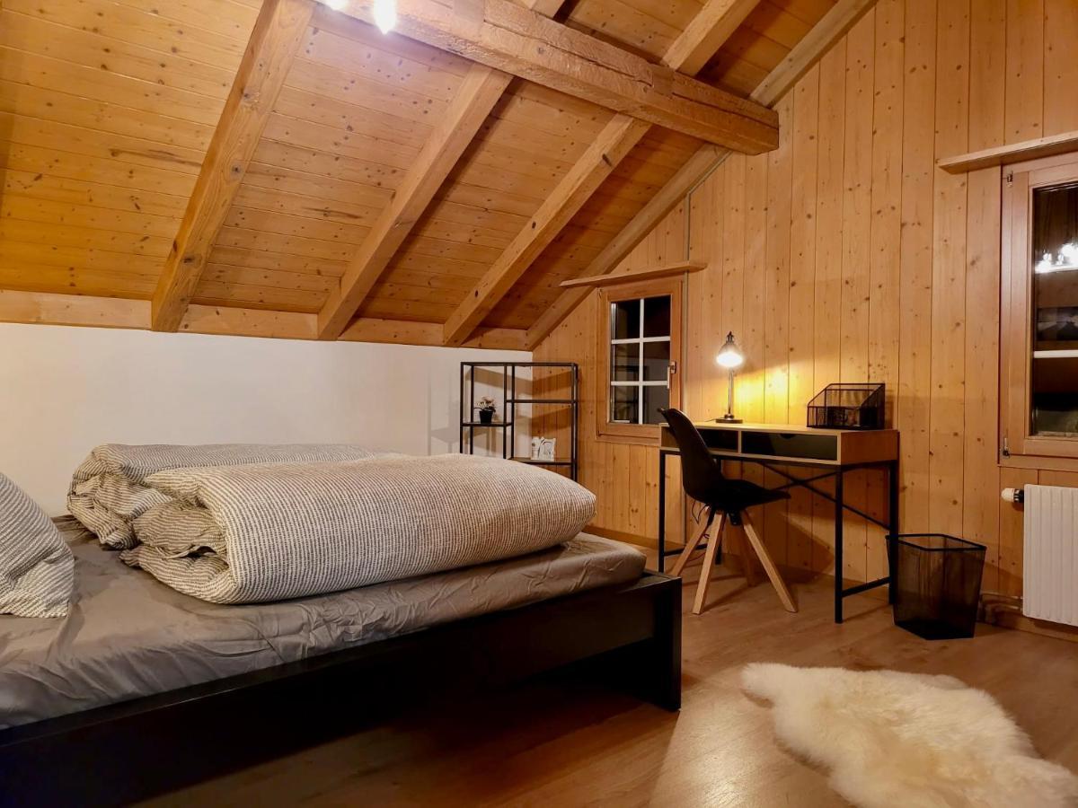 Forest View Apartment In Leissigen By Interlaken With No Kitchen מראה חיצוני תמונה