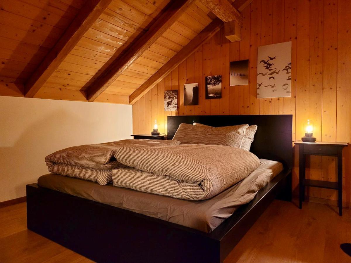 Forest View Apartment In Leissigen By Interlaken With No Kitchen מראה חיצוני תמונה
